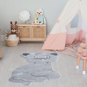 Tapis enfant en forme de chat Ruby