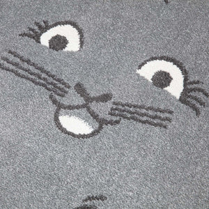 Tapis enfant en forme de chat Ruby