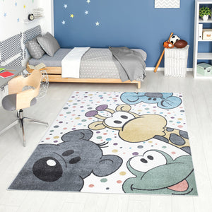 Tapis enfant avec des têtes d'animaux Ruby