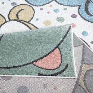 Tapis enfant avec des têtes d'animaux Ruby