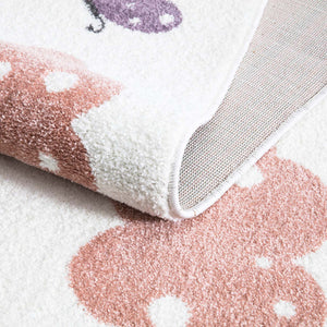 Tapis enfant au motif de lune et nuages Ruby