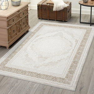 Tapis Crème motif antique - ANTIK Antik