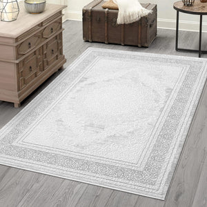 Tapis Gris motif antique - ANTIK Antik