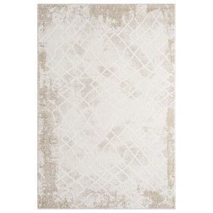 Tapis Crème au motif antique abstrait - ANTIK Antik