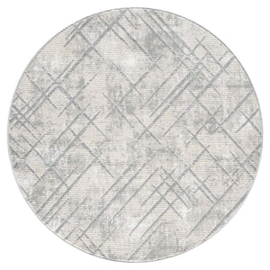 Tapis Gris style antique aux motifs graphiques- ANTIK Antik