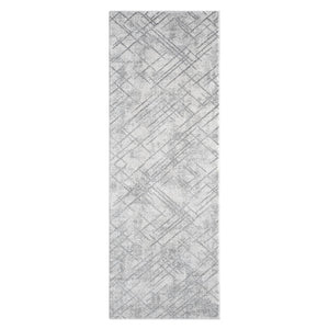 Tapis Gris style antique aux motifs graphiques- ANTIK Antik