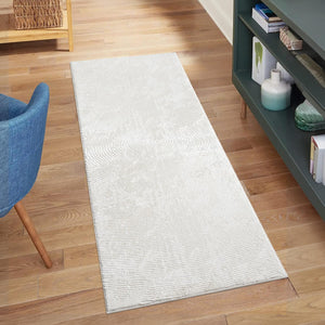 Tapis Crème style antique au motif marbré - ANTIK Antik