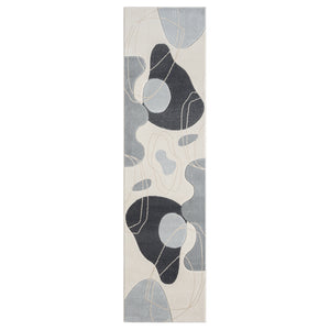 Tapis motifs abstrait gris - LIAH Liah