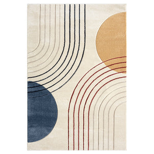 Tapis contemporain aux motifs abstraits multicolor - LIAH Liah