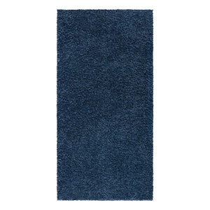 Tapis shaggy poils longs bleu - TALIN Talin