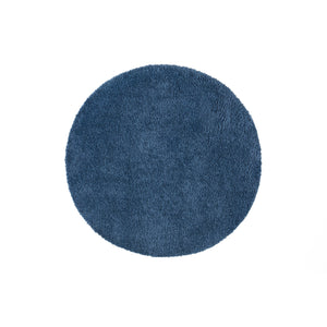 Tapis shaggy poils longs bleu - TALIN Talin