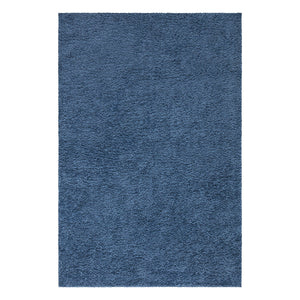 Tapis shaggy poils longs bleu - TALIN Talin