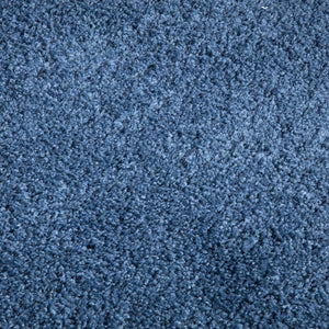 Tapis shaggy poils longs bleu - TALIN Talin