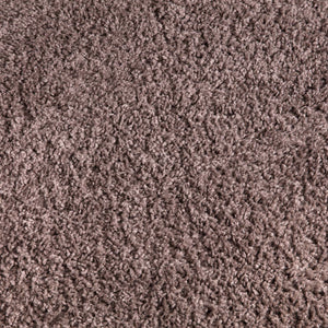 Tapis shaggy poils longs marron - TALIN Talin