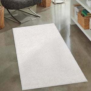 Tapis shaggy poils longs Crème - TALIN Talin