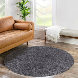 Tapis shaggy poils longs Anthracite - TALIN Talin