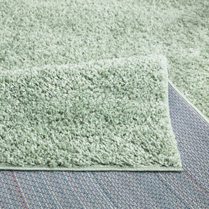 Tapis shaggy poils longs Vert - TALIN Talin