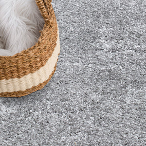 Tapis shaggy poils longs Gris - TALIN Talin