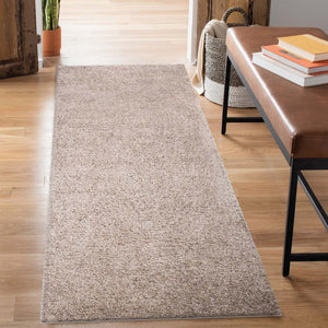 Tapis shaggy poils longs Beige - TALIN Talin