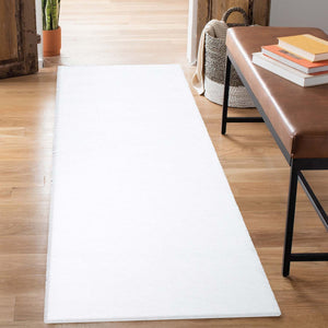 Tapis shaggy poils longs Blanc - TALIN Talin