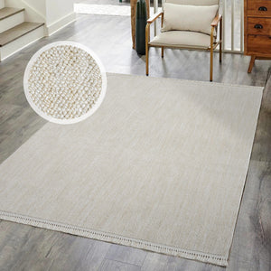 Tapis Laine bouclée Crème - ALEA Alea