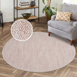 Tapis Laine bouclée Rose - ALEA Alea