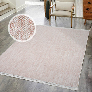 Tapis Laine bouclée Rose - ALEA Alea