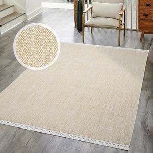 Tapis Laine bouclée Jaune - ALEA Alea