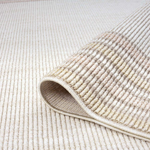 Tapis Laine bouclée Rose et Beige - ALEA Alea