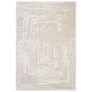 Tapis motif abstrait beige - CIANA Ciana