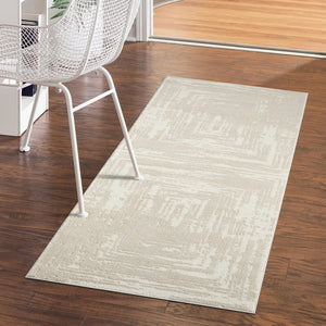 Tapis motif abstrait beige - CIANA Ciana