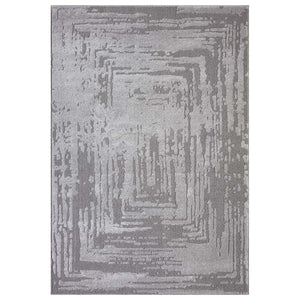 Tapis motif abstrait Gris - CIANA Ciana