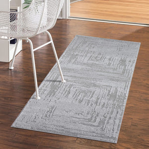 Tapis motif abstrait Gris - CIANA Ciana