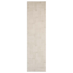 Tapis motif  lignes géométriques beige - CIANA Ciana