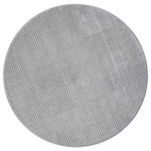 Tapis motif  lignes géométriques gris - CIANA Ciana