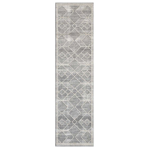 Tapis gris motif géométrique - CIANA Ciana