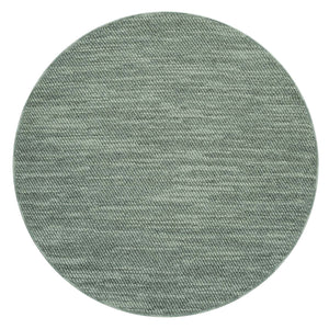 Tapis effet laine bouclée vert uni - LANA Lana