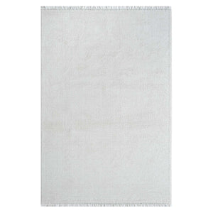 Tapis effet laine bouclée gris uni - LANA Lana