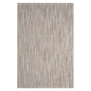 Tapis effet laine bouclée taupe uni - LANA Lana