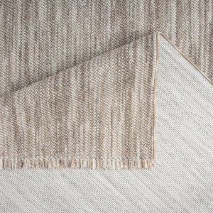 Tapis effet laine bouclée taupe uni - LANA Lana