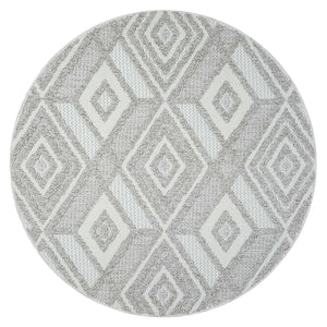 Tapis motif géométrique losange beige - LANA Lana