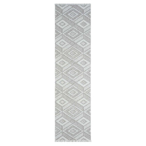 Tapis motif géométrique losange beige - LANA Lana