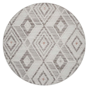 Tapis motif géométrique losange terracotta - LANA Lana