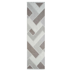 Tapis beige à motif géométrique - LANA Lana