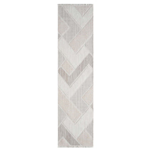 Tapis terracotta à motif géométrique - LANA Lana