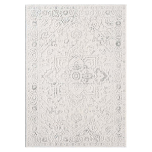 Tapis à motif vintage crème - ELENE Elene