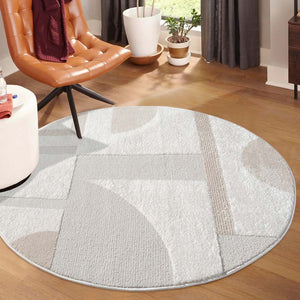 Tapis crème géométrique - ELENE Elene