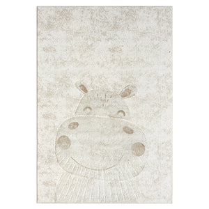 Tapis enfant girafe couleur crème - CAMY Camy