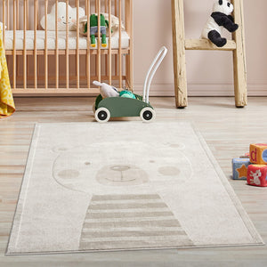 Tapis enfant ourson crème- CAMY Camy