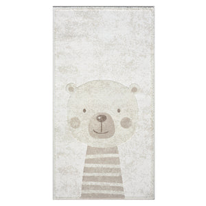 Tapis enfant ourson crème- CAMY Camy